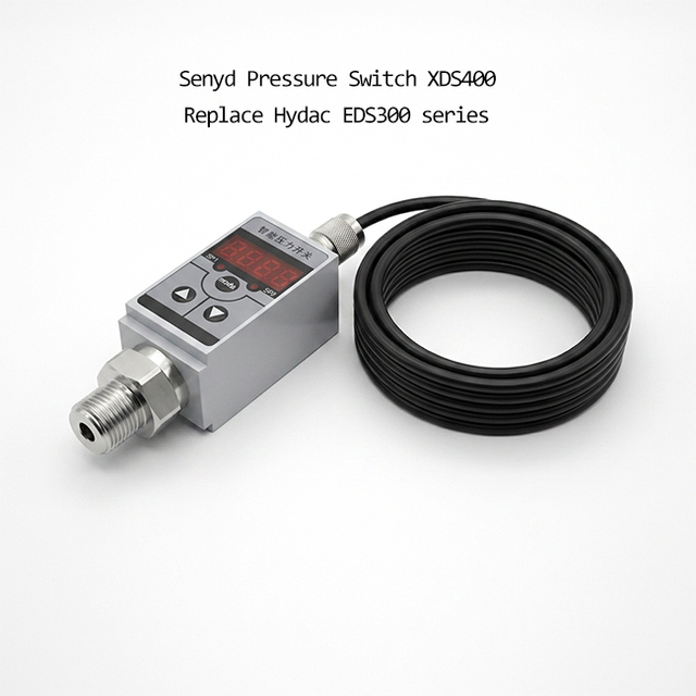 Intelligent Electronic Pressure Switch 2 Switching Outputs 4-20mA Pressure Transmitter Custom Process Connection