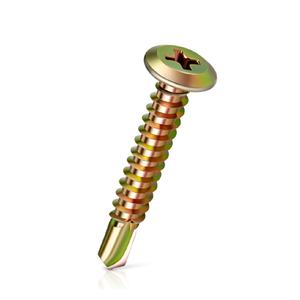 Tornillos de Rosca Autoperforantes de Latón de Calidad Premium, Acabado Dorado Pulido, Fijaciones Industriales con Tolerancia Precisa de 0.05 mm - Product Image 4