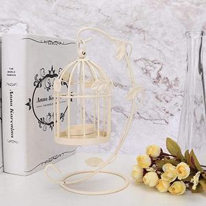 Creux Cage À Oiseaux Fer Suspendu Bougeoir En Métal Chandelier Lanterne Décor À La Maison pour Éclairage Élégant Produit De Conception À La Maison - Product Image 3