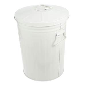 Cesto de Basura Gris Piedra con Asas, Contenedor Multiusos para Reciclaje de Basura para Baño, Cocina, Dormitorio, Oficina - Product Image 6