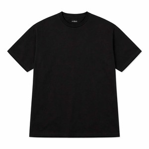 เสื้อยืดผู้ชายพิมพ์ลายกราฟิกโลโก้ตามสั่ง สีดำ ผ้าฝ้าย พิมพ์ลายด้านหลัง สไตล์สตรีทแวร์ แขนสั้น - Product Image 2