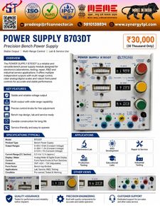 OLTRONIX B703DT PLC Type Precision <b>Bench</b> Power Supply with Ethernet Communication Multi Output Laboratory Module for R&D Testing - Product Image 1