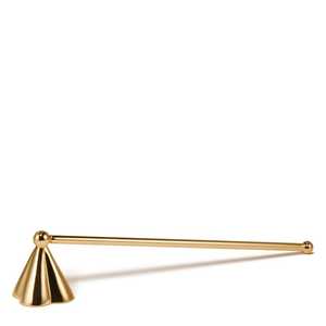 เชิงเทียนทองเหลืองฐานกรวยพร้อมแท่งยาวสำหรับตกแต่งบ้าน - Product Image 1