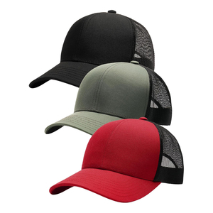 Gorra Trucker Unisex de 6 Paneles, Color Sólido, Tela de Malla, Cierre Trasero Ajustable, Gorra de Béisbol Informal para Adultos, Uso en Primavera y Verano - Product Image 3