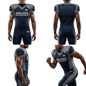 Uniformes de football américain personnalisés par sublimation, design sur mesure, short en twill cousu, respirant et anti-humidité pour le jeu - Product Image 6