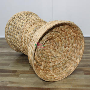 Artex Dong Thap Fábrica Trenzado Ratán Jarrón Vintage Rústico Decorativo Floreros para Casa de Campo Sala de estar y Boda Centros de Mesa - Product Image 5