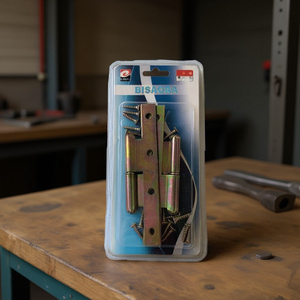 Charnière de porte et de fenêtre en acier de style industriel 80*40*2MM avec angle d'ouverture de 180 degrés - Product Image 3