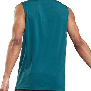 High Quality Heavyweight Muscle Gym Vest Custom Black <b>Cropped</b> Boxy Fit Sleeveless Tank <b>Top</b> Breathable <b>Men's</b> Tank <b>Top</b> O-Neck - Product Image 2