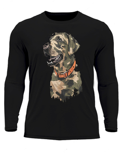 Camisa de Pesca Unisex de Manga Larga con Protección UV UPF 50, 100% Poliéster, Cuello Redondo, Estampada, de Secado Rápido - Product Image 4