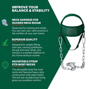 Arnés de Cuello/Cabeza Personalizable de Alta Calidad al por Mayor para Levantamiento de Pesas en Gimnasio con Cuero PU y Acero Inoxidable - Product Image 4