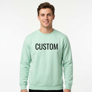 Custom Men's <b>Sweatshirt</b> <b>Embroidery</b> Cotton Fleece Crewneck Pullover Casual Streetwear Wholesale Apparel Manufacturer - Product Image 4