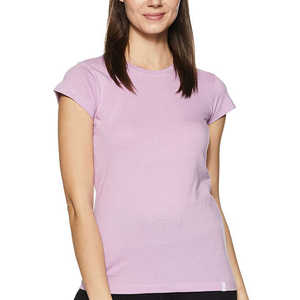 Camisetas de Mujer Transpirables, Ecológicas, de Secado Rápido, Ligeras, de Poliéster, Color Sólido, Cuello en V, Cortas, Lisas, de Alta Calidad - Product Image 1