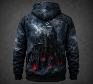 Halloween Horror Pullover <b>Hoodie</b> Personalized Graphic Hooded Sweatshirt Wholesale Manufacturer - Product Image 4