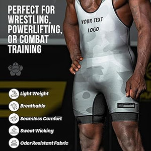 ชุดนักมวยปล้ำแบบยูนิเซ็กซ์สั่งทำได้  ชุดนักมวยปล้ำคลาสสิกสำหรับเด็ก ผู้ชาย และผู้หญิง ระบายอากาศได้ดี ยืดหยุ่น กระชับรูปร่าง - Product Image 4