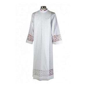 Soutane de Prêtre Personnalisée Église Catholique Broderie et Gaufrage Style Européen Manches Longues Polyester Haute Qualité Fabrication en Gros - Product Image 1