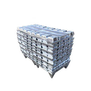 Lingots d'alliage de zinc Zhengde Metal ZD-ZI de qualité supérieure, pureté 99,995 %, blanc argenté brillant, forme carrée, matières premières, 1 tonne - Product Image 1