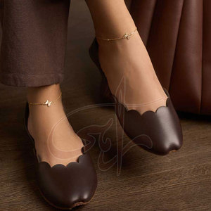 Elegante y Creativo, Personalizable, Forma Única, Toque de Elegancia, Acabado Refinado, Cuero Sintético Antideslizante, Khussa para Todas las Temporadas - Product Image 2