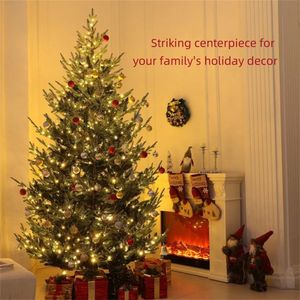 Albero di Natale Artificiale Realistico 9 Piedi (270 cm) con Supporto in Metallo, PVC Pieghevole, Decorato, Lussuoso, Tipo Pino - Product Image 6