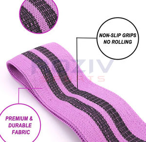 Bandas de Resistencia para Glúteos, de Nailon Ecológico, Resistencia Media, para Ejercicios de Fortalecimiento y Tonificación - Product Image 3