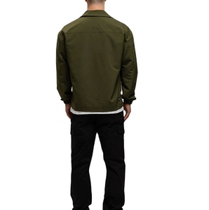 American Embroidery Cotton Canvas Work <b>Jacket</b> Knitted Windproof Breathable Winter Custom Work <b>Jacket</b> - Product Image 4