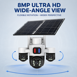 กล้องวงจรปิดพลังงานแสงอาทิตย์ 4G กล้องวงจรปิด 4K สำหรับระบบกล้องวงจรปิด 8 ช่องสัญญาณ ไร้สายสำหรับบ้าน - Product Image 5