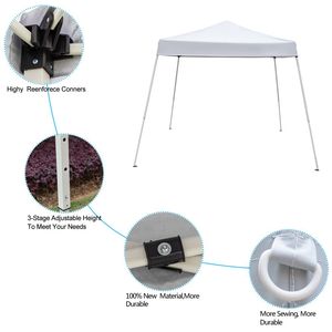 Tenda Pop-up Portatile 3M Bianca YJ per Uso Domestico, Design Pieghevole Impermeabile 3 X 3M - Product Image 4