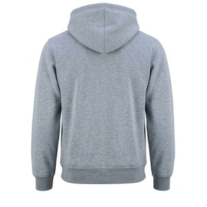 Ensemble de jogging pour homme en molleton de coton 2 pièces avec logo personnalisé, sweat à capuche zippé et pantalon de jogging, coupe ajustée décontractée - Product Image 6