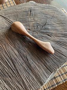 Cuillère à thé en bois artisanale, sans danger pour les aliments, en bois naturel, cuillère à café, à thé, à sucre, accessoire de cuisine - Product Image 3