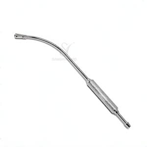 Tube d'aspiration vasculaire Cooley en acier inoxydable de qualité supérieure sans stries Pointe large de 8mm (35.0 cm) Chirurgie cardiovasculaire et thoracique - Product Image 1