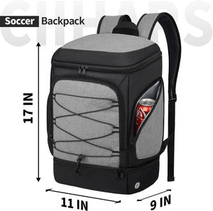 Multifunctional Foldable Soft Breathable Durable <b>Large</b> Capacity 36-57L Sports Duffel Bag Zipper Closure Shoes Compartment Gym - Product Image 2