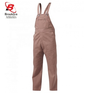 Monos de seguridad mecánicos personalizados para hombre, pantalones protectores de algodón con pechera, ropa de trabajo, Mono - Product Image 3