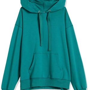 Sweat-shirts à capuche zippés décontractés en tricot pour femme, respirants, à manches longues, dernière collection automne, design uni et oversize - Product Image 1