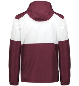 Chaqueta Bomber Color Block para Hombre, con Capucha, Impermeable, Transpirable, con Cierre, para Invierno, Deportiva, Personalizable - Product Image 2