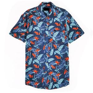 Chemise hawaïenne vintage en rayonne à manches courtes pour homme, style américain - Product Image 1