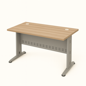 Mesa de Conferencia Rectangular Moderna con Patas de Metal, Muebles de Oficina Duraderos para Uso Comercial y Oficina en Casa - Product Image 2