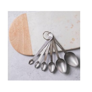 Ensemble de cuillères à mesurer professionnelles, 4 pièces, petite cuillère en acier inoxydable de qualité alimentaire pour ingrédients secs et liquides, ustensiles de cuisine durables - Product Image 2