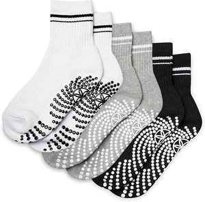 Pilates <b>Socks</b> With <b>Grips</b> for Women Cute Non Slip Crew Gripper Yoga <b>Sock</b>-Grippy Sticky for Hospital/Dance Barre/Workout - Product Image 1