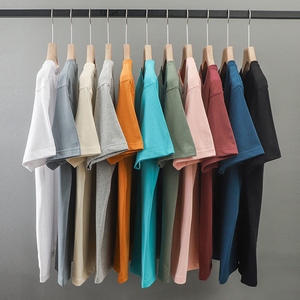 Large Size 100% Cotton Men's T-Shirt O-Neck Solid Color Men T-shirt for Male T shirts Man Tops Tees Brand New - Product Image 1
