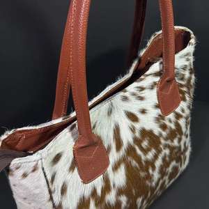 Bolso Tote de Moda para Mujer, 100% Cuero Genuino, Hecho a Mano, con Cierre, Ligero, de Alta Calidad, Tamaño Personalizable - Product Image 2