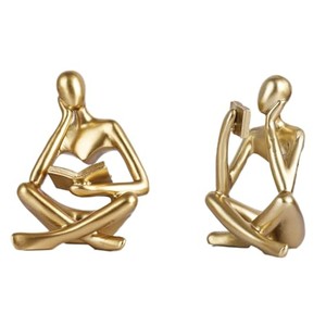 Sculptures abstraites en laiton finition or, vente en gros Inde - Product Image 3