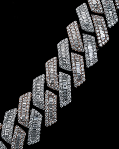 Luxury <b>Iced</b> <b>Out</b> Diamond Cuban Link <b>Chain</b> for Men Hip Hop Jewelry Statement Necklace for Parties and Nightclub Wear for Sale - Product Image 4