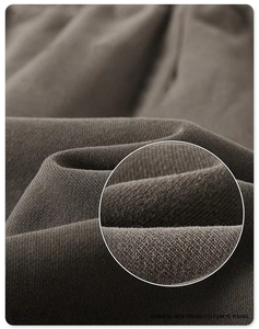 ผ้าวอร์สเต็ดคุณภาพสูง ซักแล้ว ทรงวินเทจ ขอบดิบ ปักโลโก้ได้ตามต้องการ หนานุ่ม ซักย้อมสีแบบแอซิดวอช มีเชือกผูก ทรงกลาง แบบเรียบง่าย เป็นมิตรกับสิ่งแวดล้อม สไตล์ลำลอง - Product Image 5