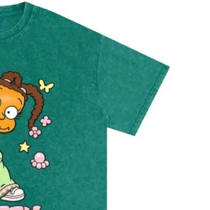 AKA Pretty Susie Tee Green Women Graphic T Shirt Short Sleeve Crew Neck Sorority Inspired Casual Streetwear Fashion Top Everyday - Product Image 3