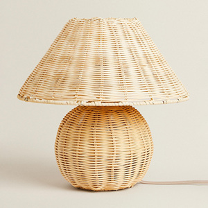 Lampe de table en rotin durable, style champignon, pour maison d'hôtes, salon de thé, bureau, accessoires d'éclairage - Product Image 5