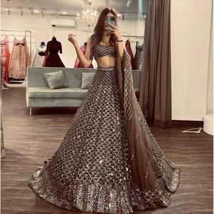 Hermosos conjuntos de mujer para fiesta Lehenga Choli con Fancy Dupatta - Product Image 6