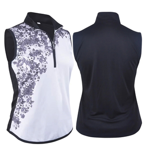 WARISON INDUSTRIES Camisetas de Polo Deportivas para Mujer, Sublimación, Absorción de Humedad, Camisetas de Polo sin Mangas para Golf - Product Image 6