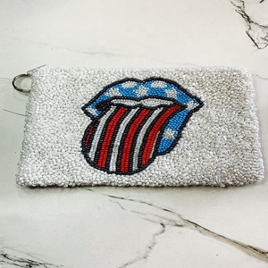 Article unique, élégante pochette à monnaie faite à la main avec perles, portefeuille de haute qualité, prix direct d'usine - Product Image 6