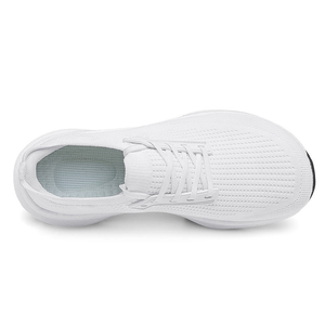 Zapatillas deportivas para correr para hombre, con cordones, antideslizantes, de ancho amplio, con parte superior de malla transpirable, suela acolchada suave, ligeras y cómodas. - Product Image 3