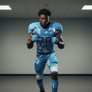 New Fashionable Unique Design Adults American Football Sublimation Uniform Custom Color Design High Quality Men's Short 100% - Product Image 5