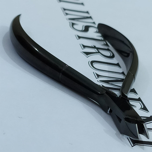 Service OEM Pince à cuticules à ressort 2-Laps pour manucure, manche rond, en acier allemand - Product Image 6